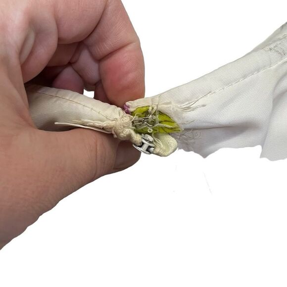 Vintage 1970s trad Long Sleeve Floral Empire Waist Dress Chiffon Modest small - Picture 6 of 15